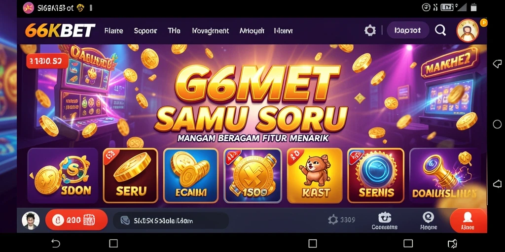 Tampilan gameplay 66KBET yang seru dan mengasyikkan.