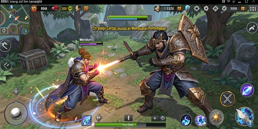 Tampilan gameplay strategis yang mendebarkan dari 898A.