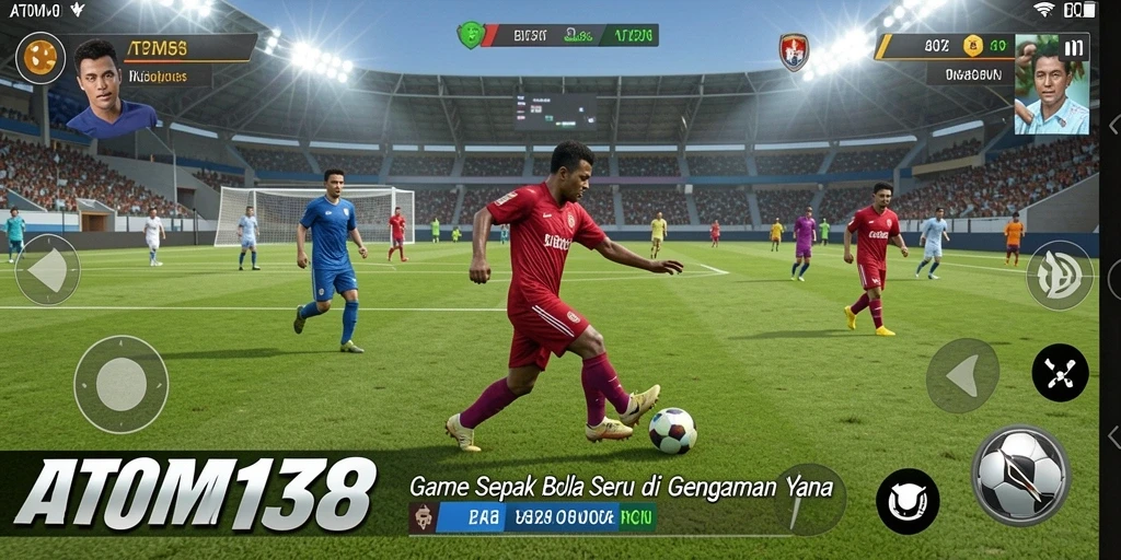 Tampilan gameplay ATOM138 yang mendebarkan dan seru.