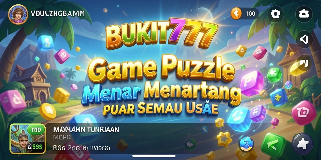 Tampilan gameplay seru BUKIT777 menantang pikiran Anda.