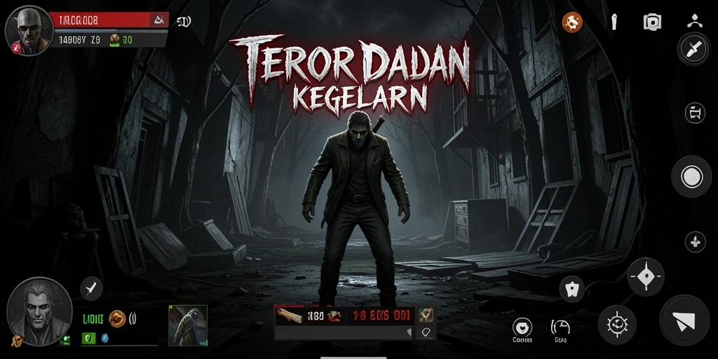 Menampilkan gameplay horor yang menegangkan dan atmosfer yang mencekam.