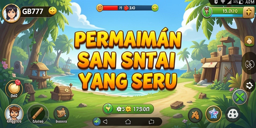 Tampilan gameplay seru dan adiktif di GB777.