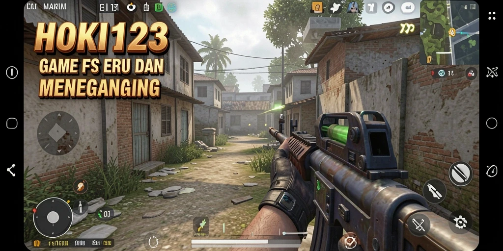 Screenshot gameplay HOKI123 menunjukkan aksi tembak-menembak yang mendebarkan.