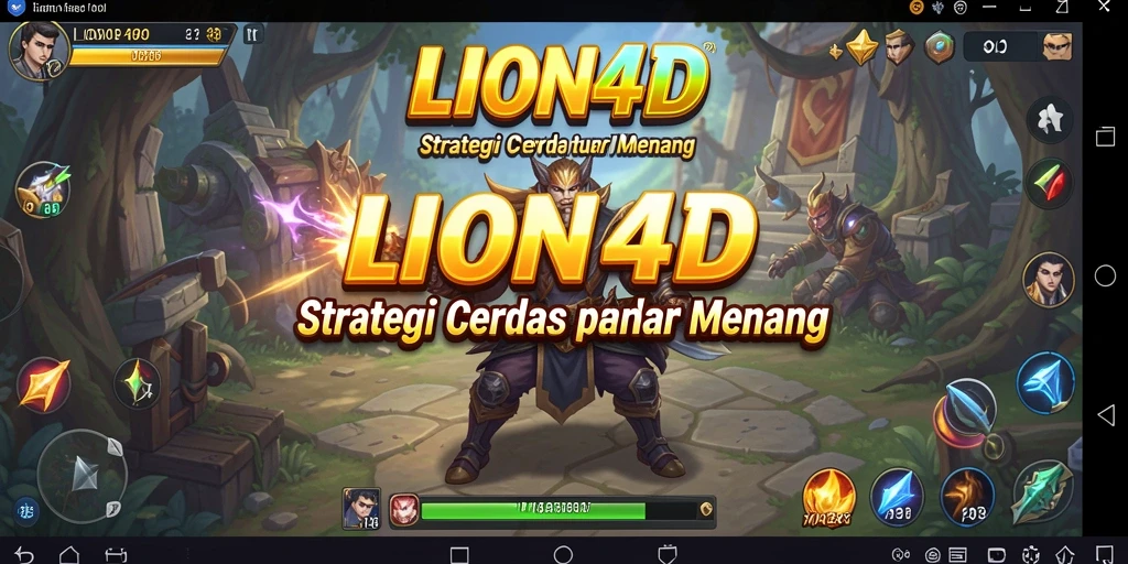 Screenshot utama LION4D menampilkan pertempuran strategi yang mendebarkan.