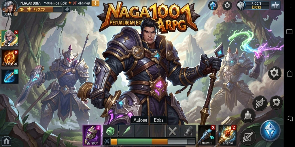 Tampilan menarik dari gameplay NAGA1001 dalam suasana ARPG.