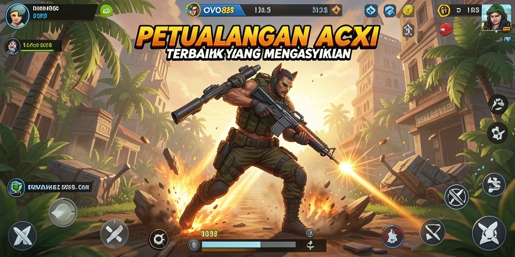Tampilan gameplay OVO88 yang menakjubkan dan penuh aksi.