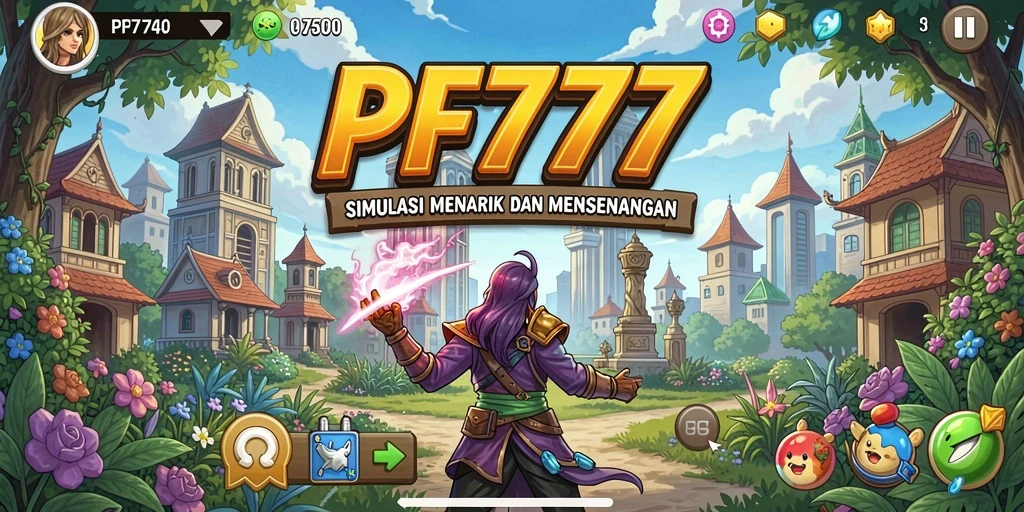 Tampilan gameplay PF777 yang menarik dengan fitur simulasi yang kaya.