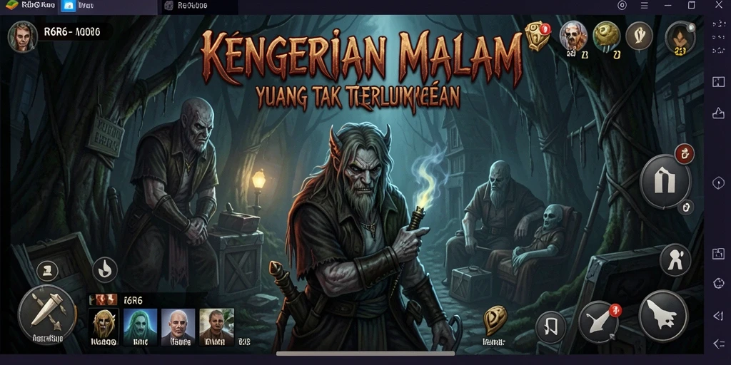 Screenshot gameplay R6R6 yang menampilkan suasana Horror yang mencekam.