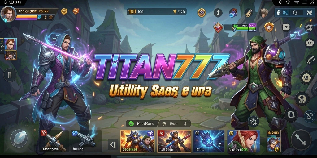 Screenshot utama TITAN777 menampilkan antarmuka pengguna yang intuitif dan fungsional.
